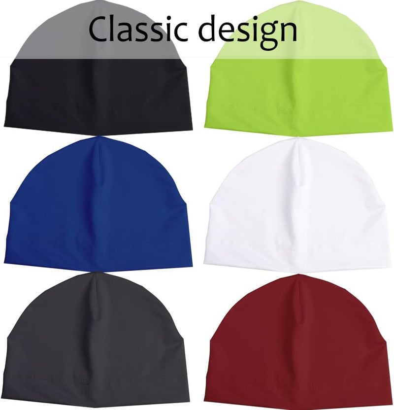 Supeniu Skull Caps Beanie Hats Under Helmet Liner Cycling Cooling Running Sweat Wicking Skullcap Cap Fits Motorcycle Helmets for Men - Image 2
